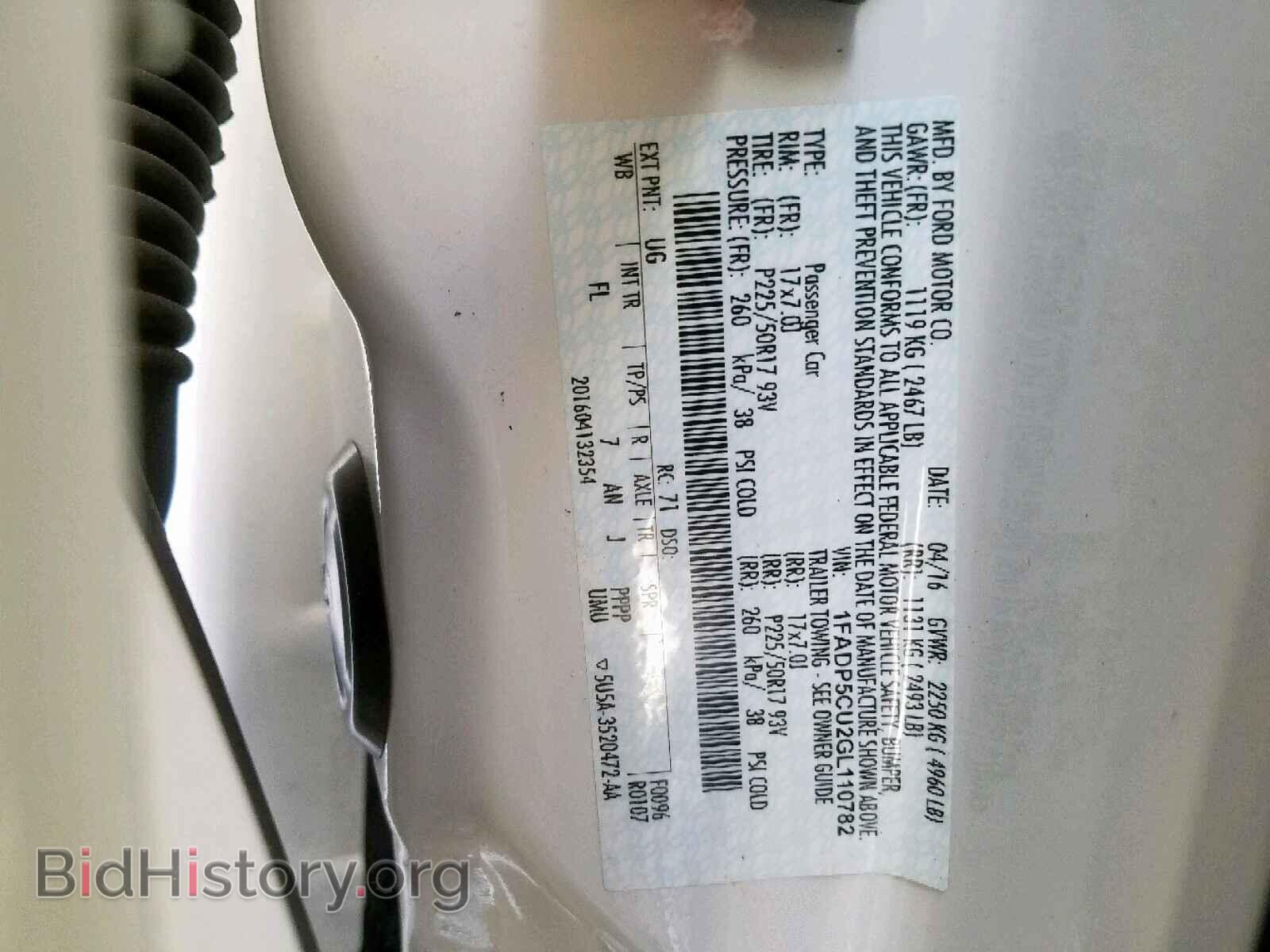2016 FORD CMAX - VIN: 1FADP5CU2GL110782 - Photo 10