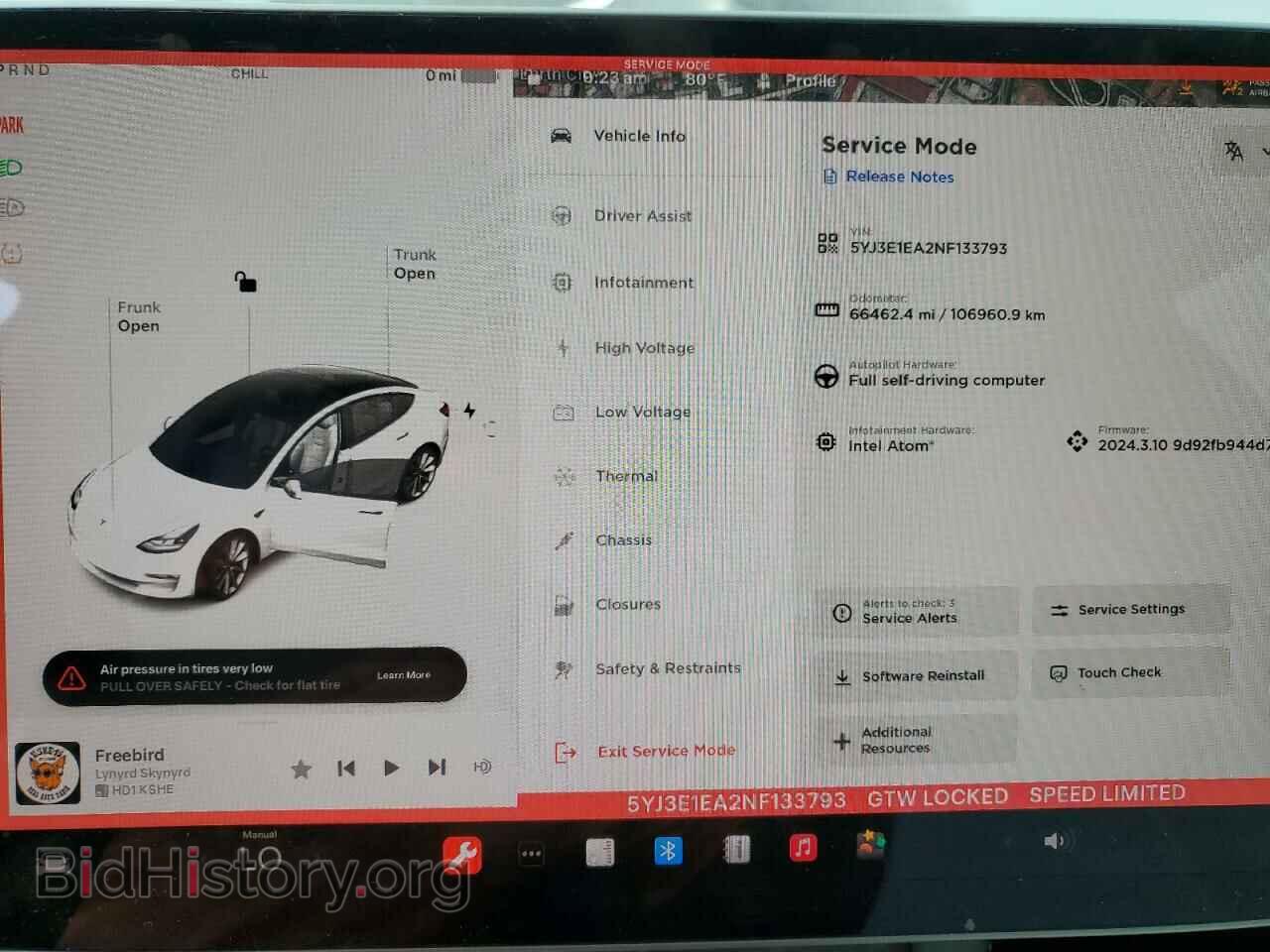 2022 TESLA MODEL 3 - VIN: 5YJ3E1EA2NF133793 - Фото 9