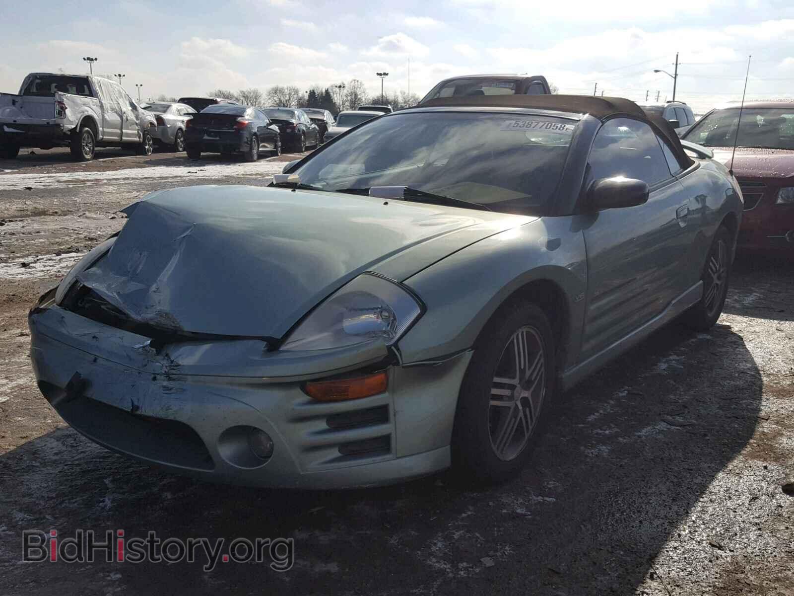 2003 MITSUBISHI ECLIPSE - VIN: 4A3AE75H03E034649 - Фото 2
