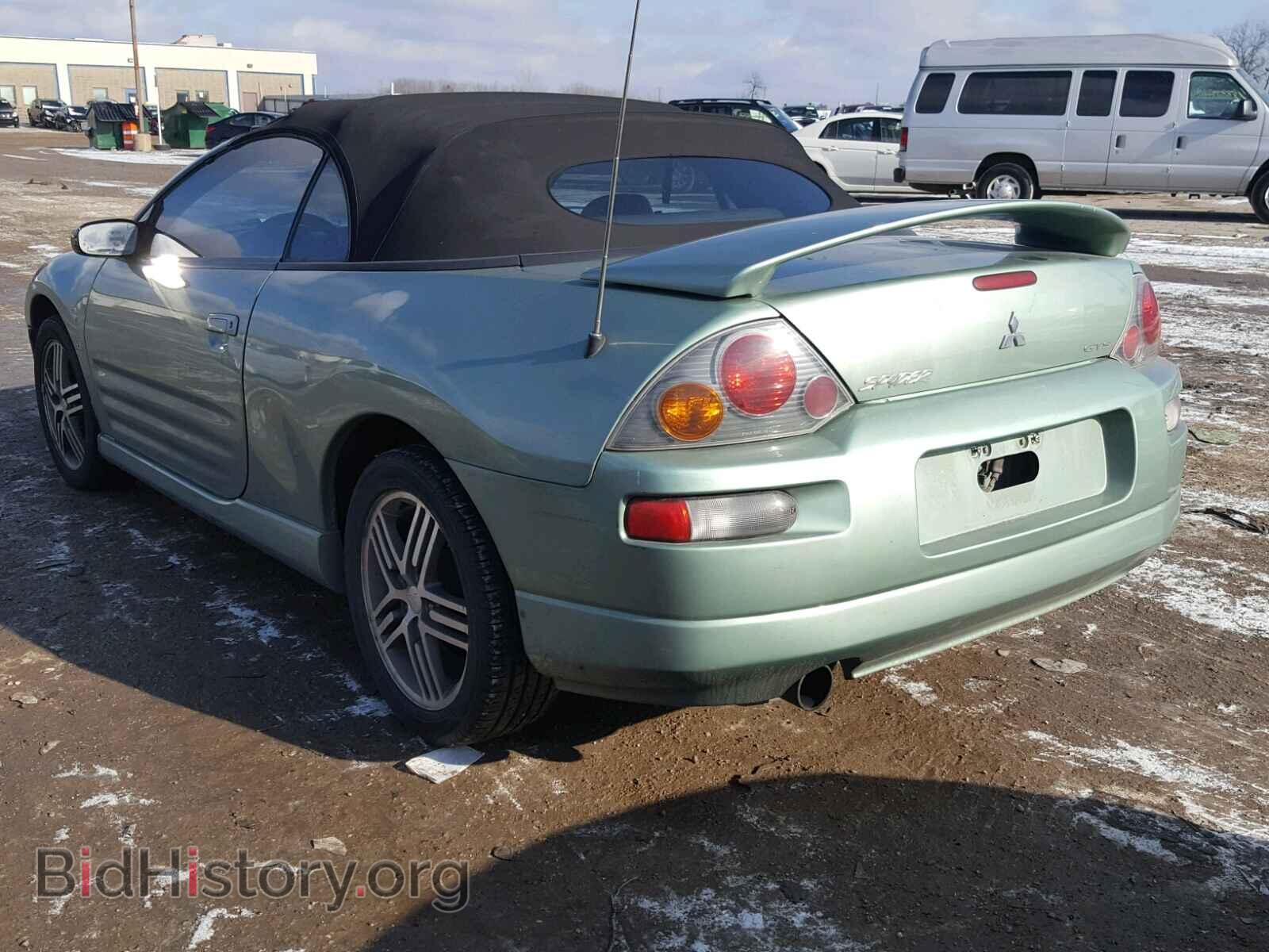 2003 MITSUBISHI ECLIPSE - VIN: 4A3AE75H03E034649 - Фото 3