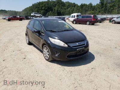 2012 Ford FIESTA Fiesta SE, black — VIN 3FADP4EJ1CM110486, Copart