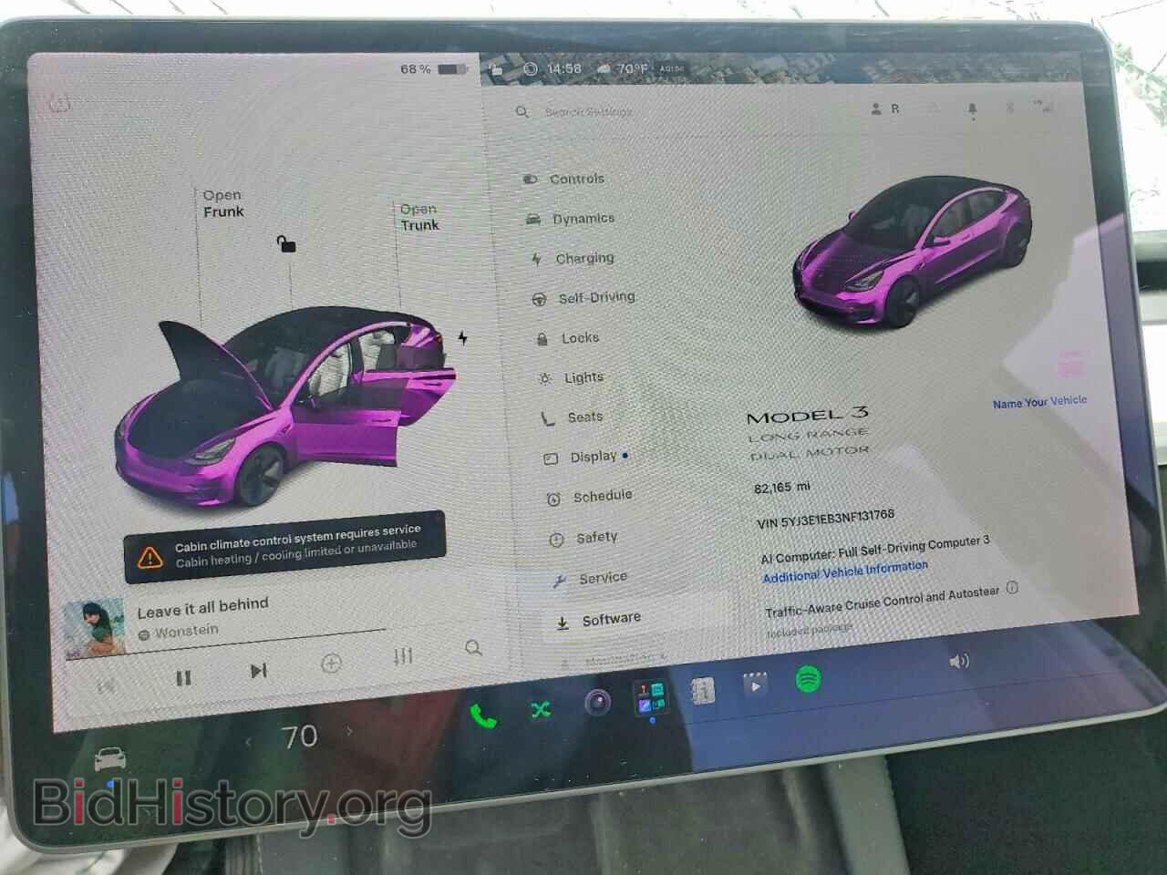 2022 TESLA MODEL 3 - VIN: 5YJ3E1EB3NF131768 - Фото 9