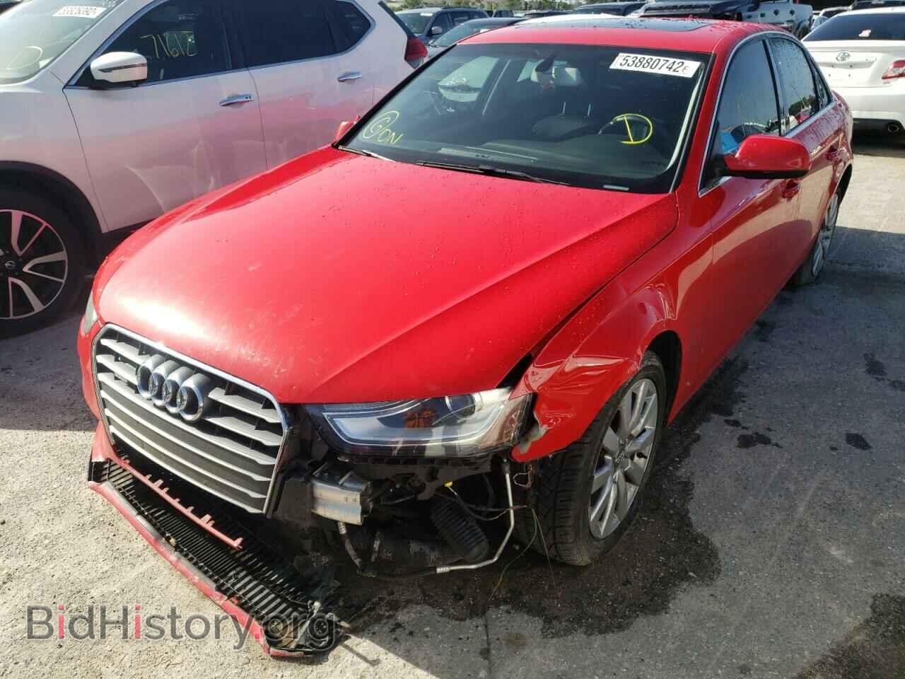 2013 AUDI A4 - VIN: WAUBFAFL1DN024781 - Photo 2
