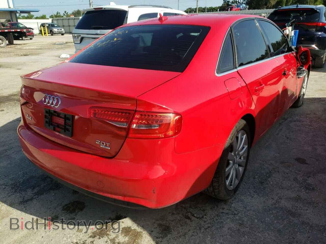 2013 AUDI A4 - VIN: WAUBFAFL1DN024781 - Photo 4
