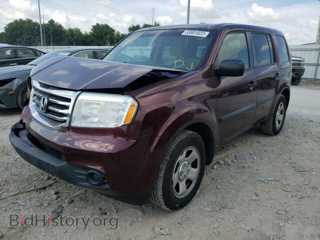 2012 HONDA PILOT - VIN: 5FNYF4H2XCB032314 - Фото 2