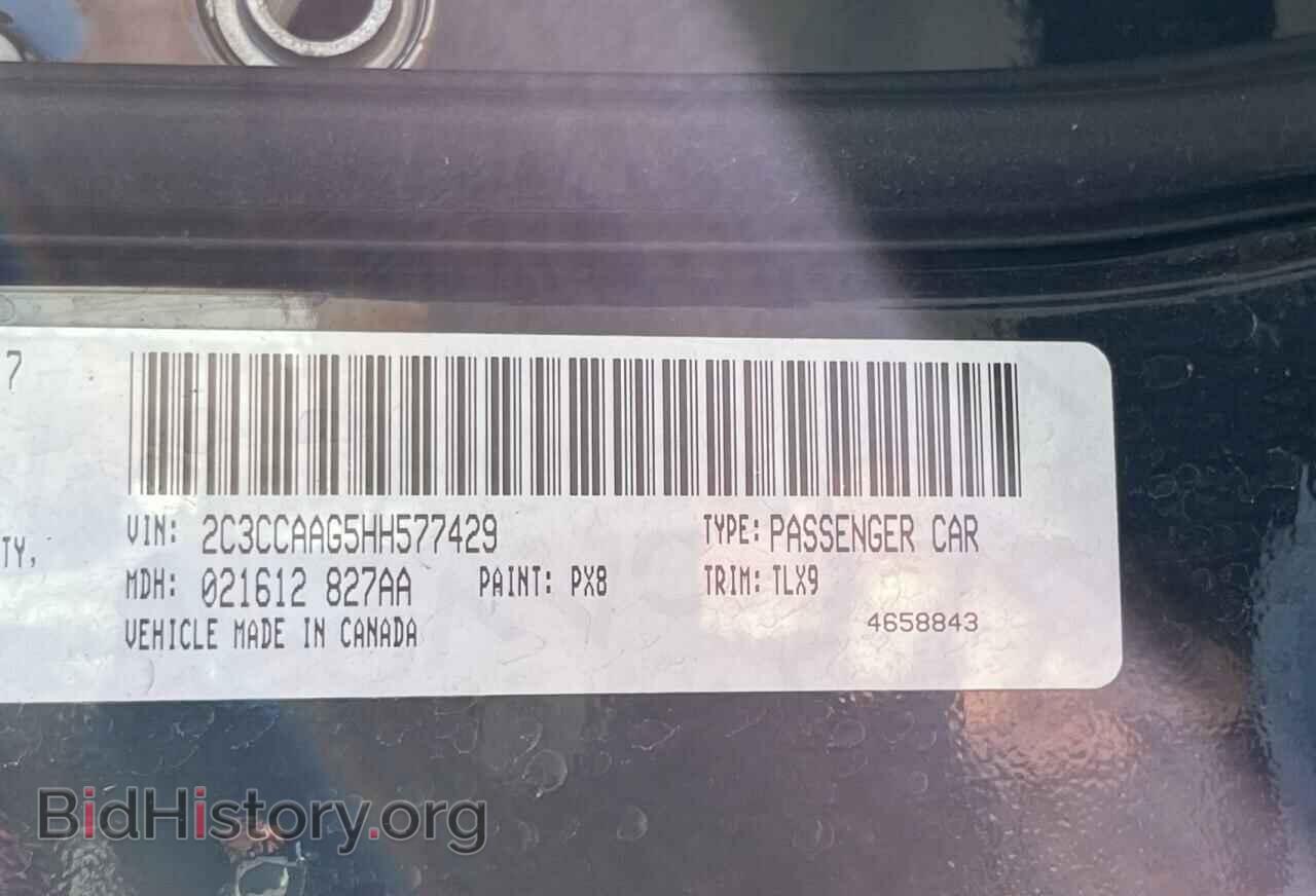 2017 CHRYSLER 300 - VIN: 2C3CCAAG5HH577429 - Фото 10