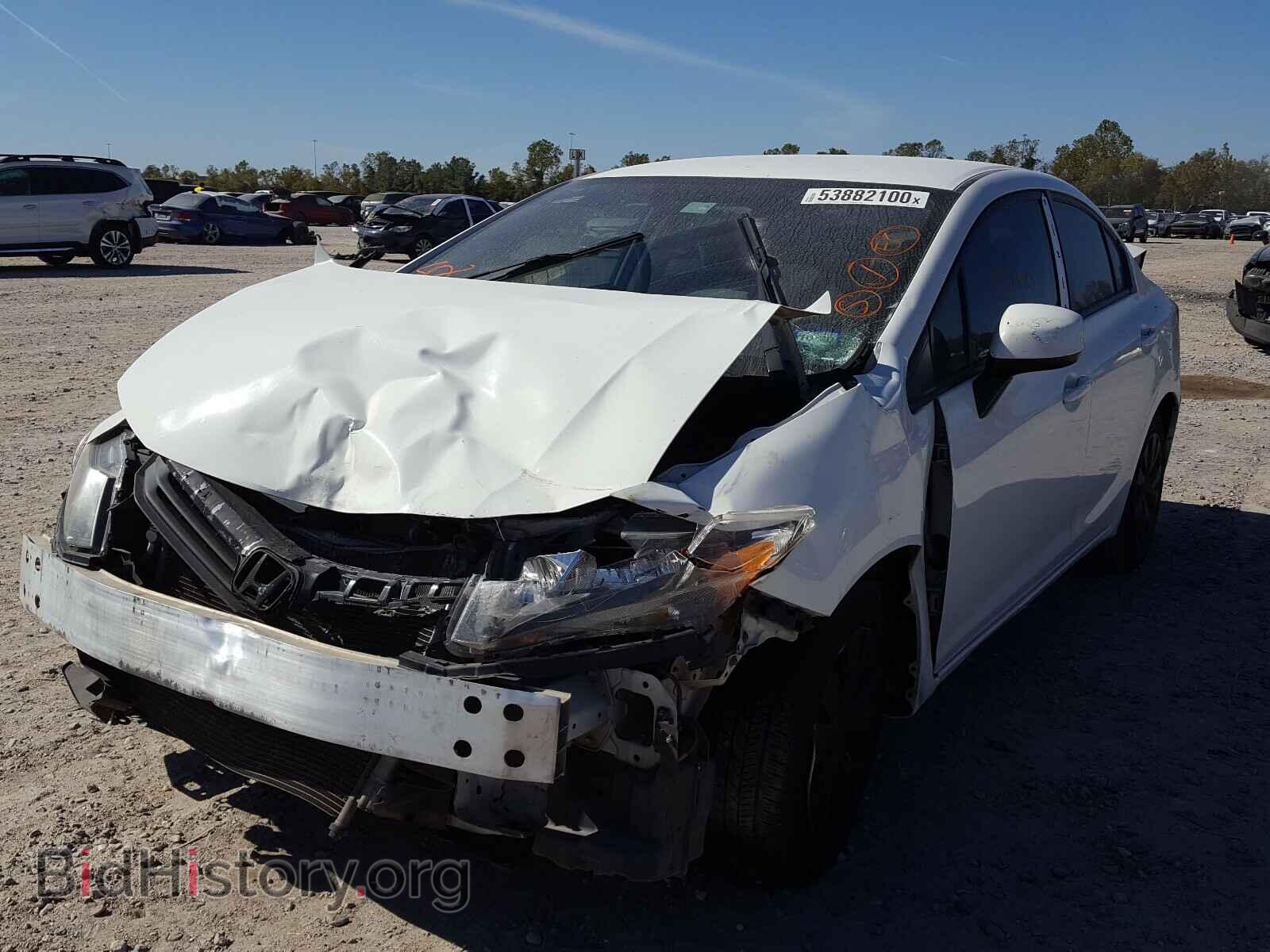 2012 HONDA CIVIC - VIN: 2HGFB2F58CH594132 - Фото 2