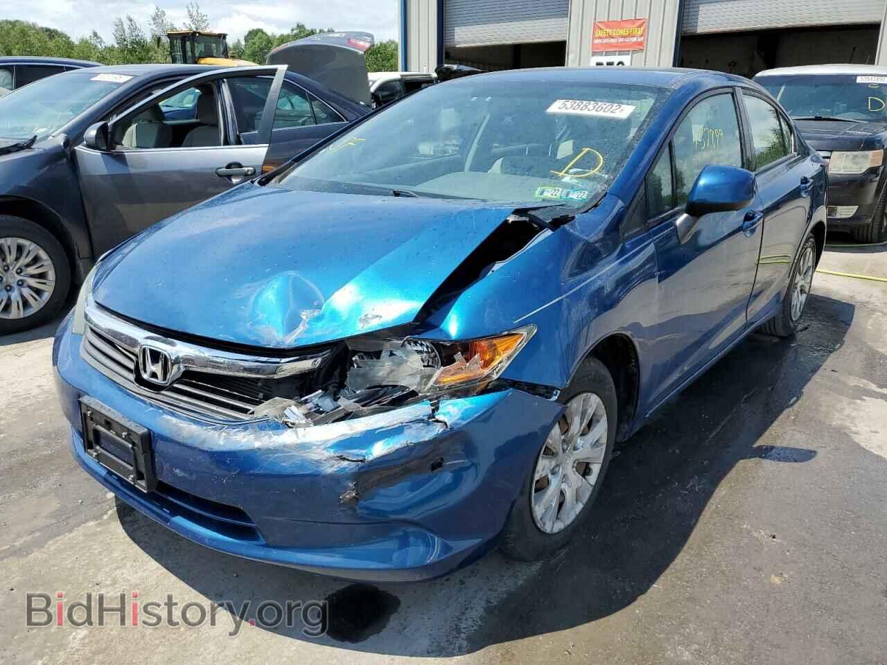 2012 HONDA CIVIC - VIN: 2HGFB2F51CH538033 - Фото 2