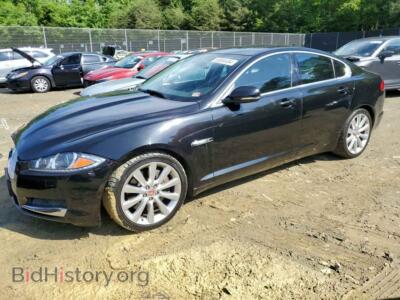 2014 Jaguar XF, black — VIN SAJWJ0EF2E8U31678, Copart