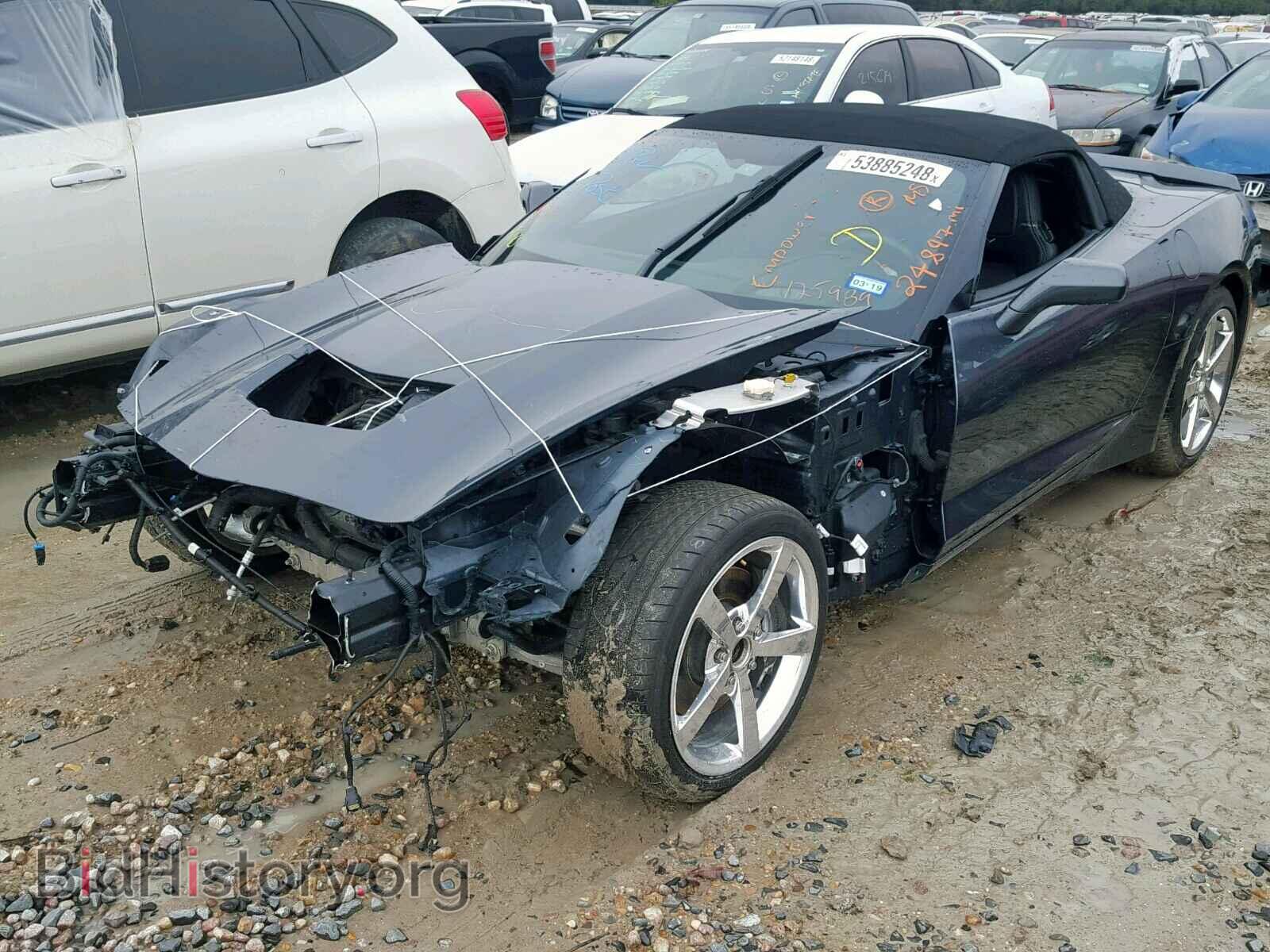 2014 CHEVROLET CORVETTE - VIN: 1G1YD3D76E5125989 - Фото 2