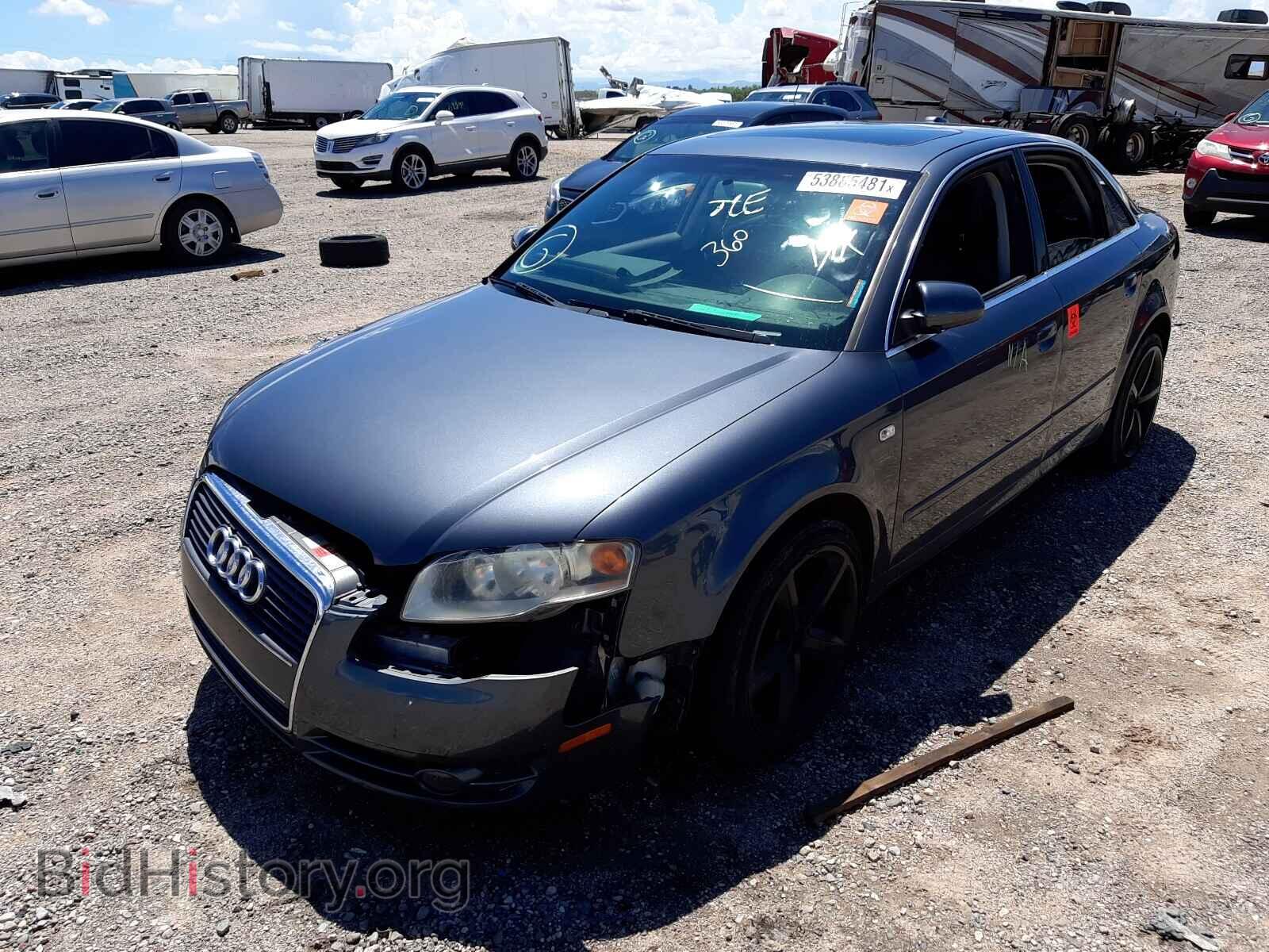 2006 AUDI A4 - VIN: WAUAF78E76A141370 - Фото 2