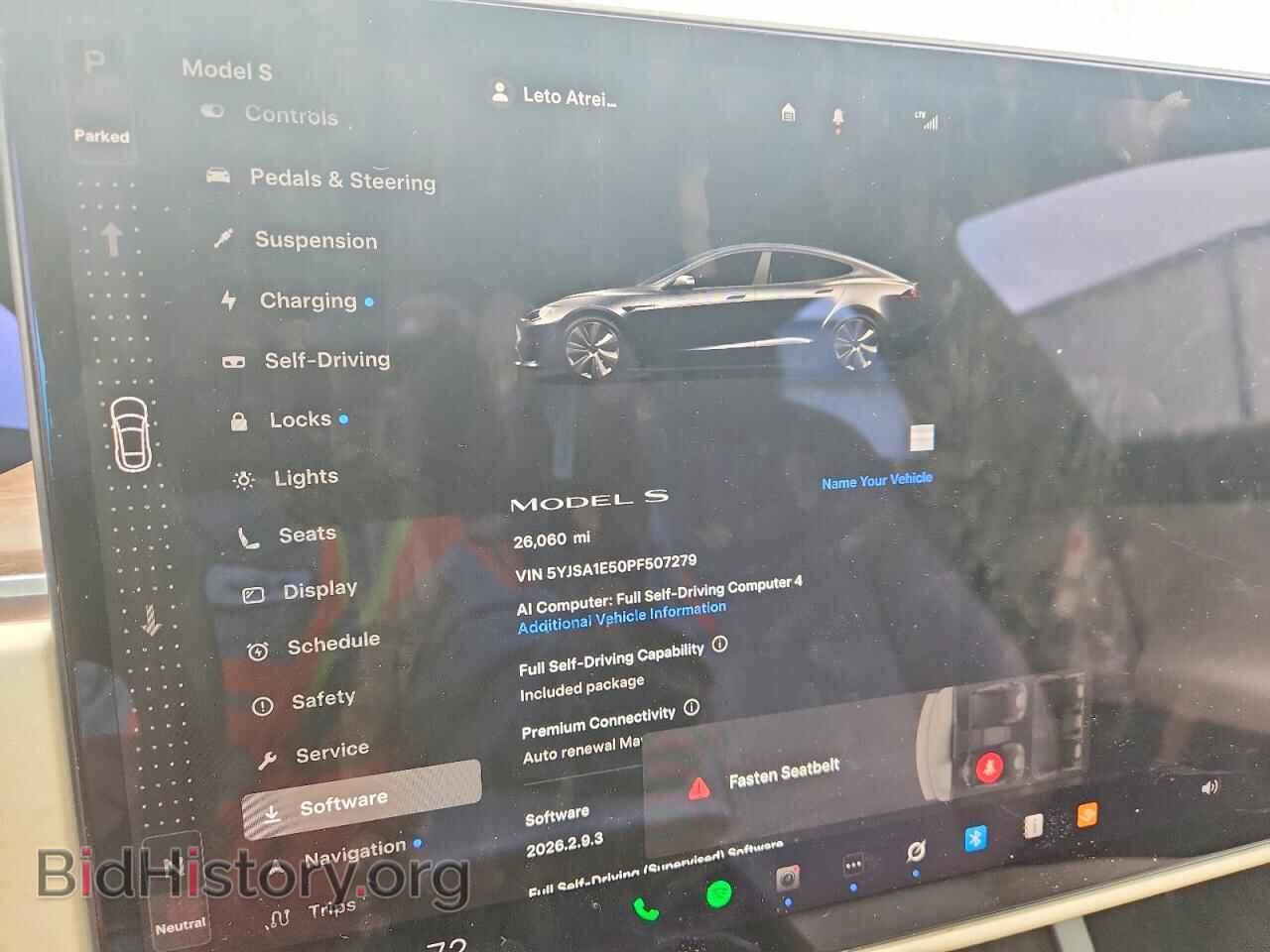 2023 TESLA MODEL S - VIN: 5YJSA1E50PF507279 - Photo 9