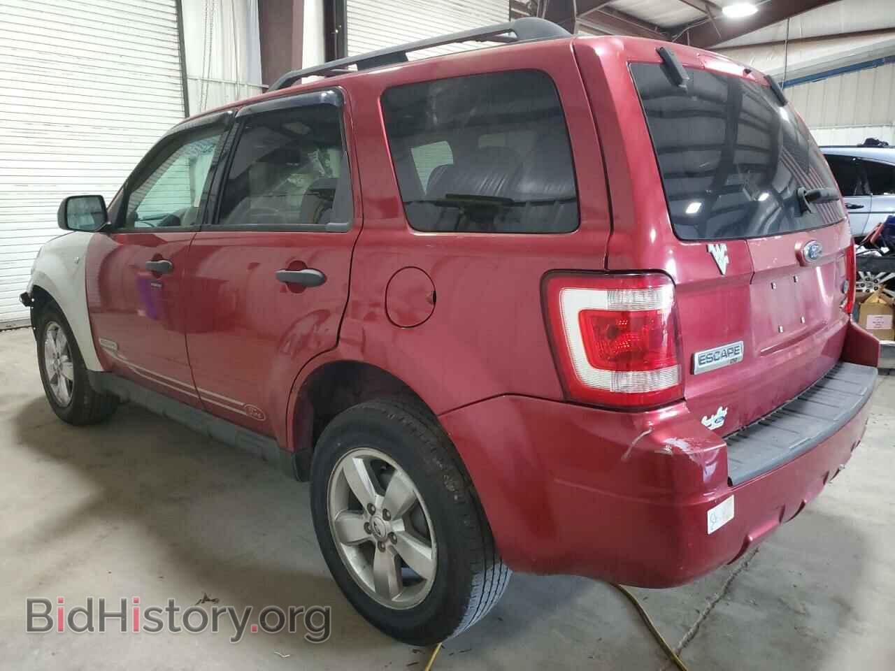 2008 FORD ESCAPE - VIN: 1FMCU93128KE63554 - Фото 2