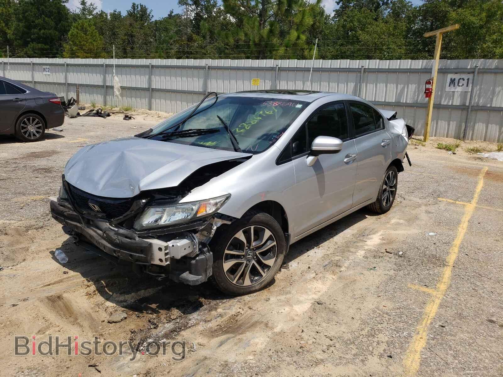 2014 HONDA CIVIC - VIN: 2HGFB2F83EH539536 - Фото 2