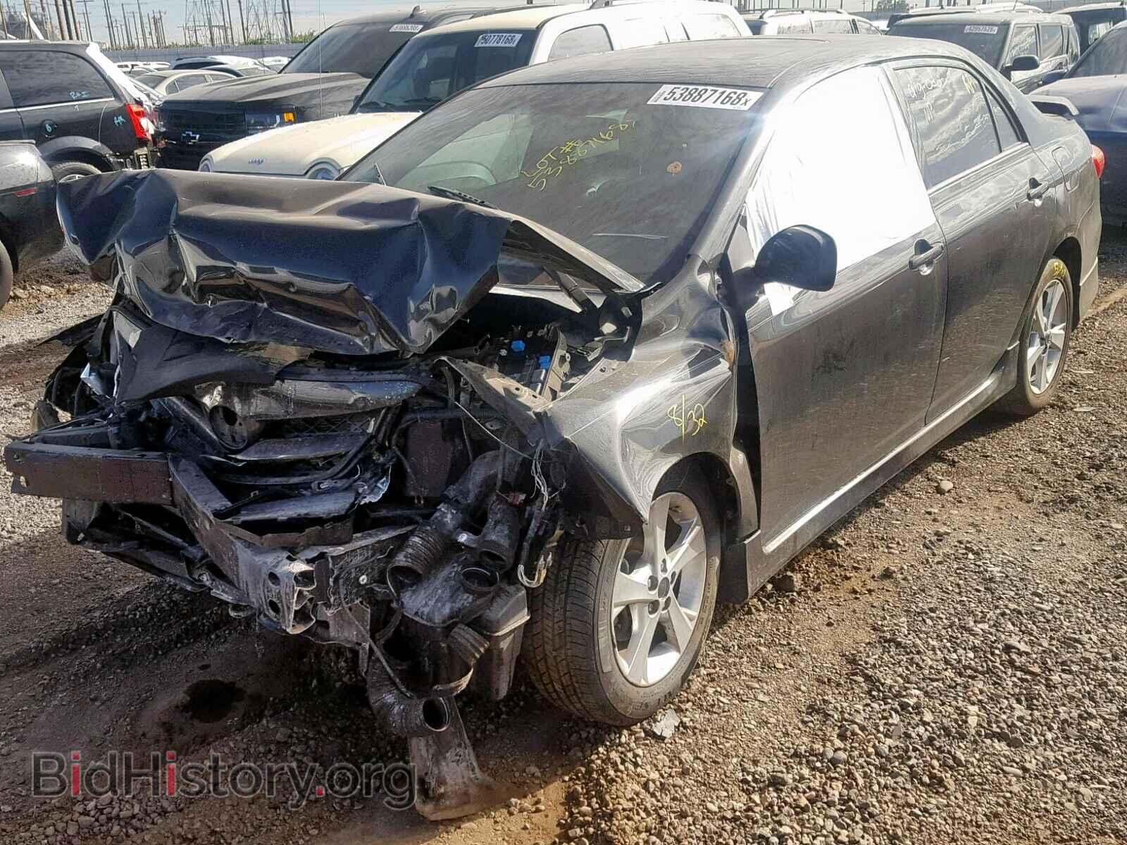 2011 TOYOTA COROLLA BA - VIN: 2T1BU4EE7BC657024 - Фото 2