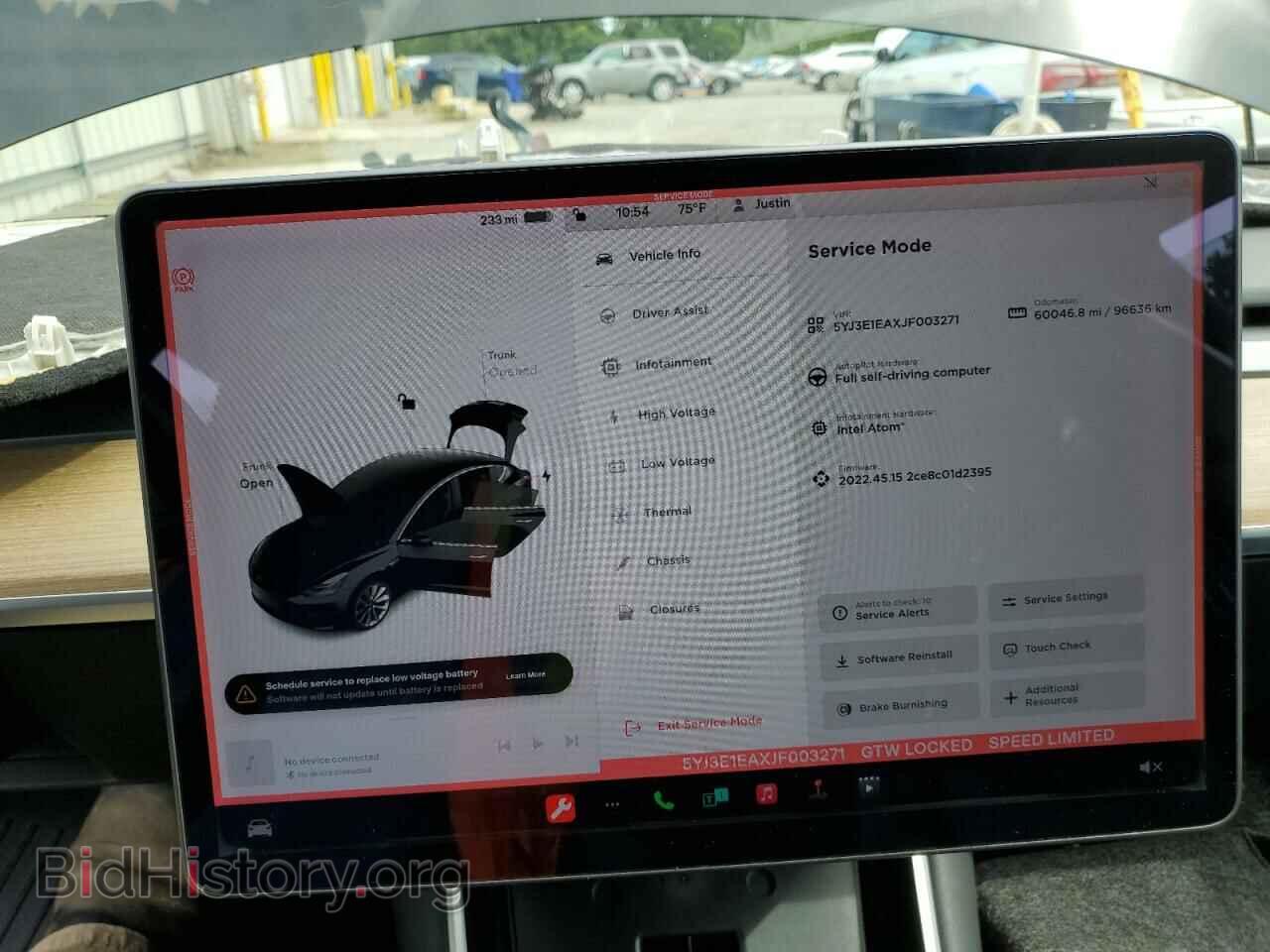 2018 TESLA MODEL 3 - VIN: 5YJ3E1EAXJF003271 - Фото 9