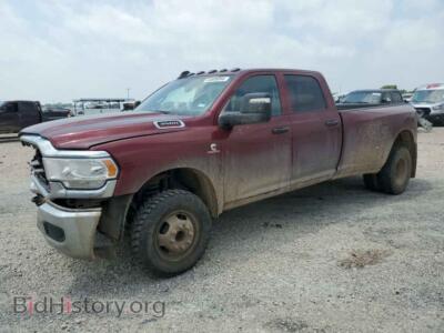 2023 RAM 3500 Tradesman, maroon — VIN 3C63RRGL0PG508604, Copart