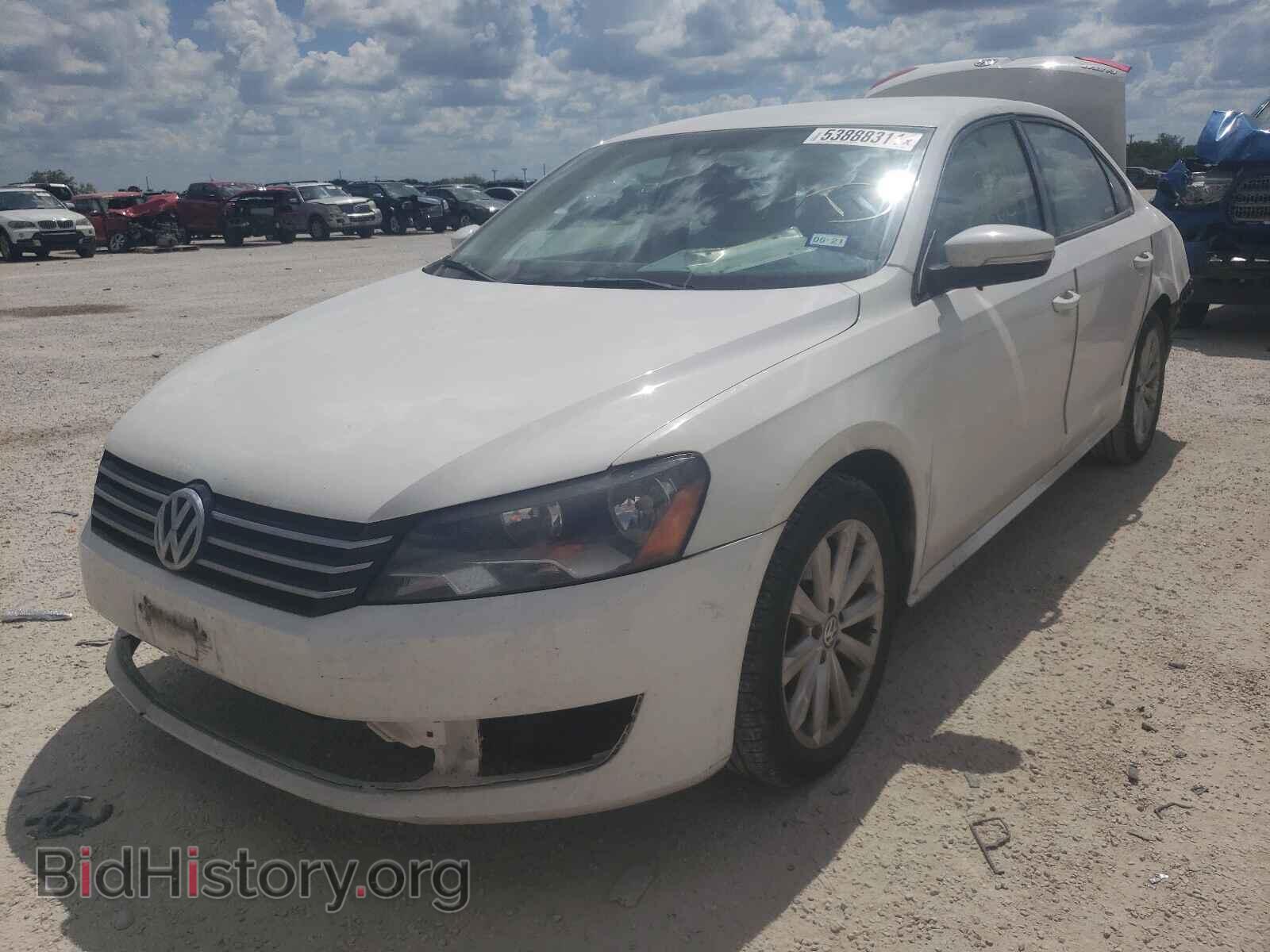 2013 VOLKSWAGEN PASSAT - VIN: 1VWAP7A34DC125389 - Фото 2