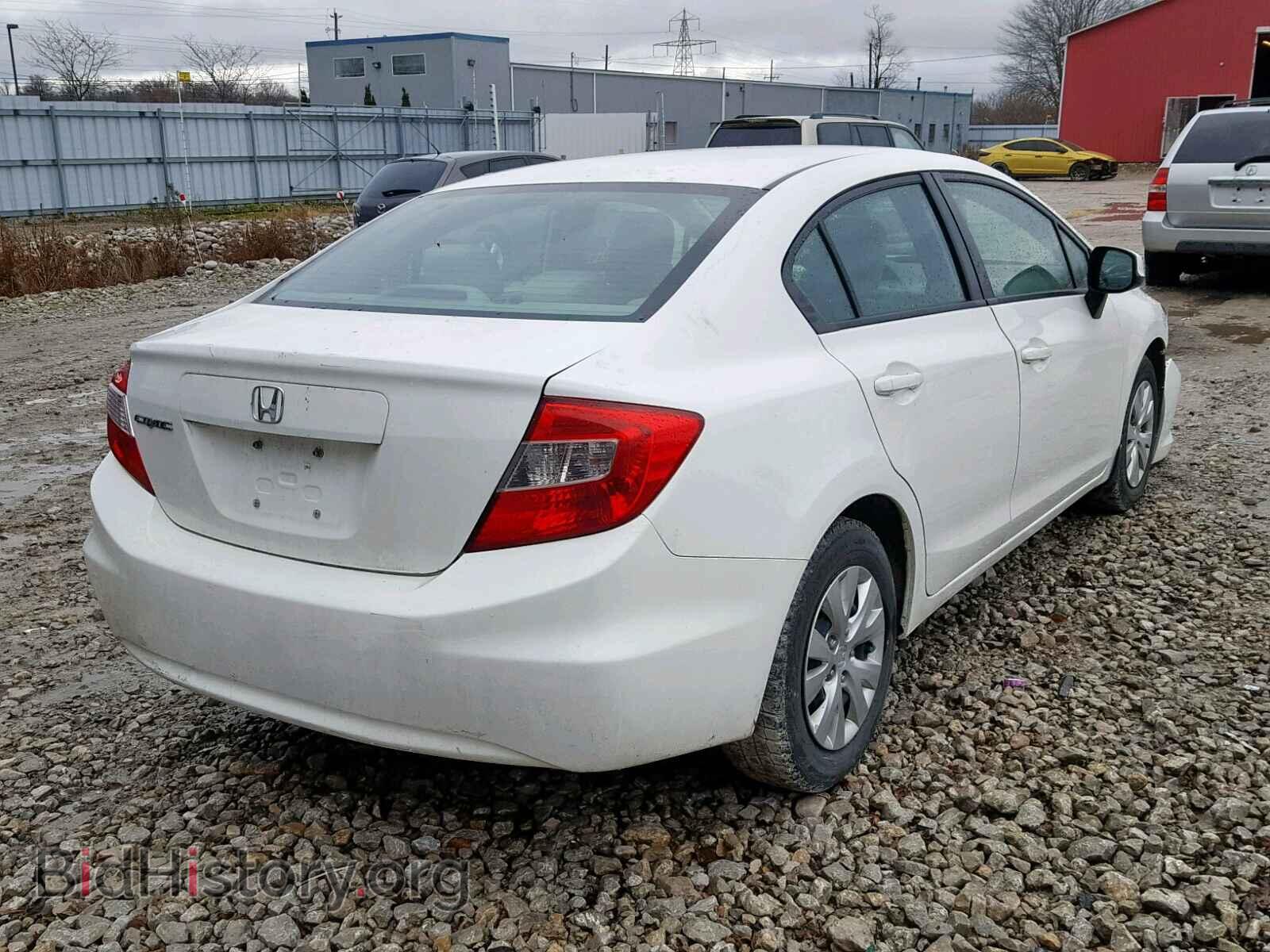 2012 HONDA CIVIC LX - VIN: 2HGFB2F49CH048723 - Фото 4
