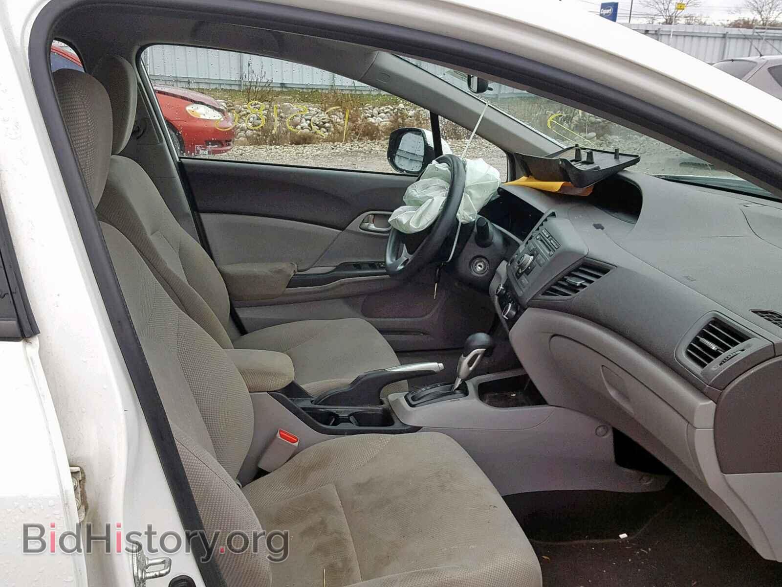 2012 HONDA CIVIC LX - VIN: 2HGFB2F49CH048723 - Фото 5
