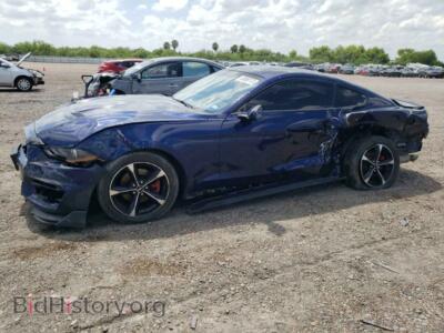 2018 Ford MUSTANG, синий — VIN 1FA6P8TH3J5146375, Copart