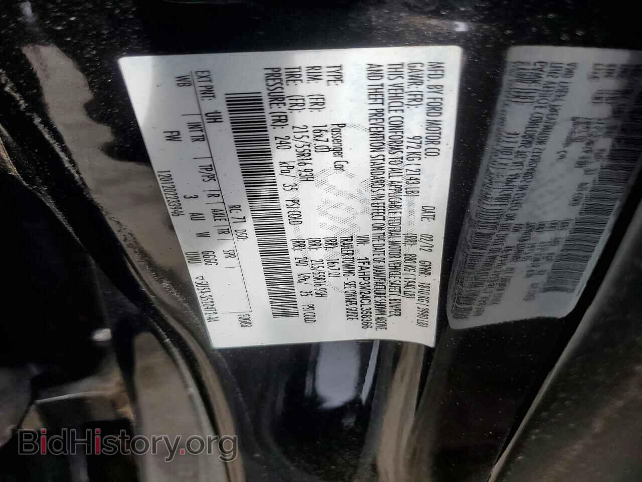 2012 FORD FOCUS - VIN: 1FAHP3M24CL358366 - Photo 12