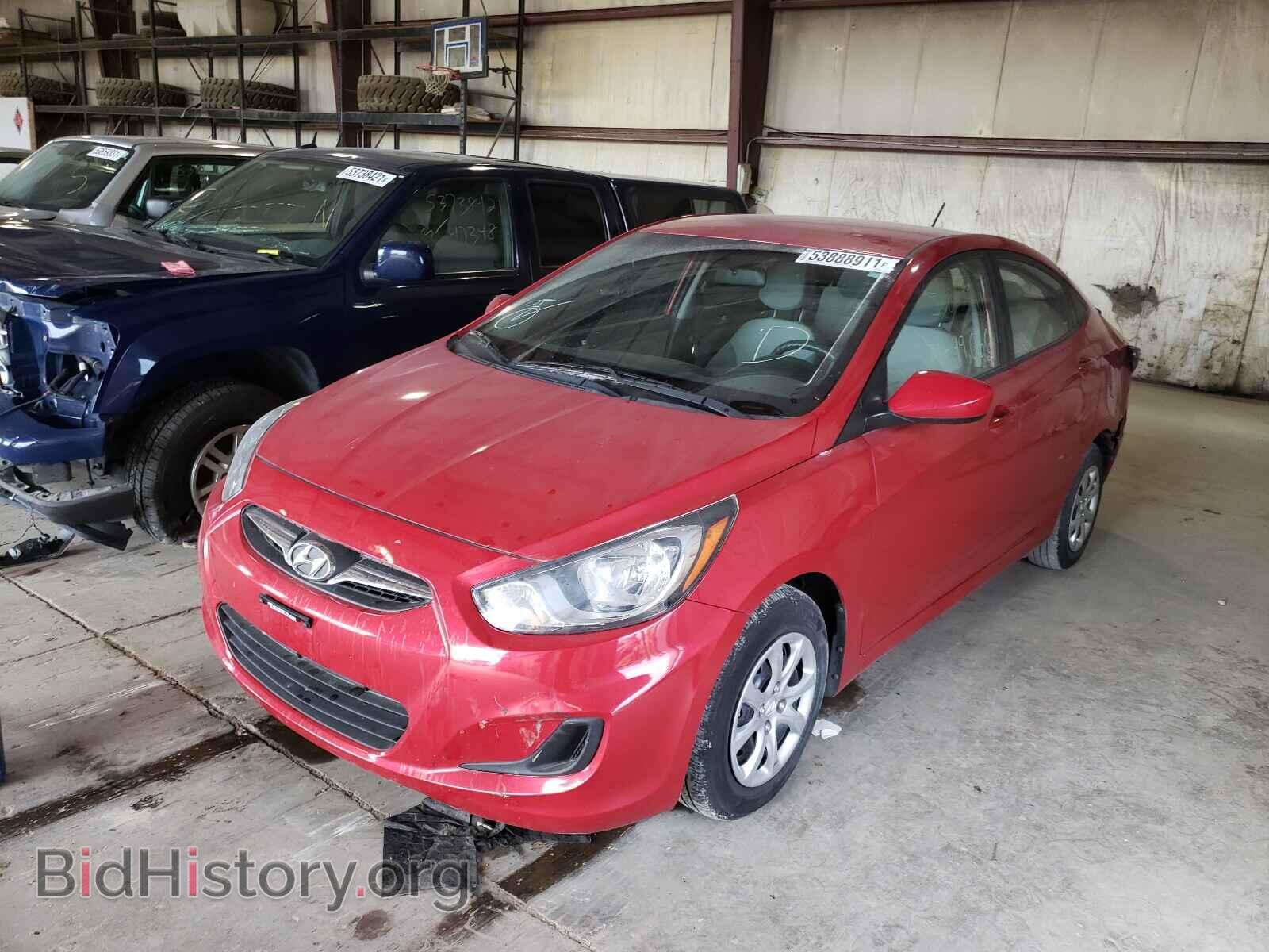 2014 HYUNDAI ACCENT - VIN: KMHCT4AE0EU729682 - Фото 2