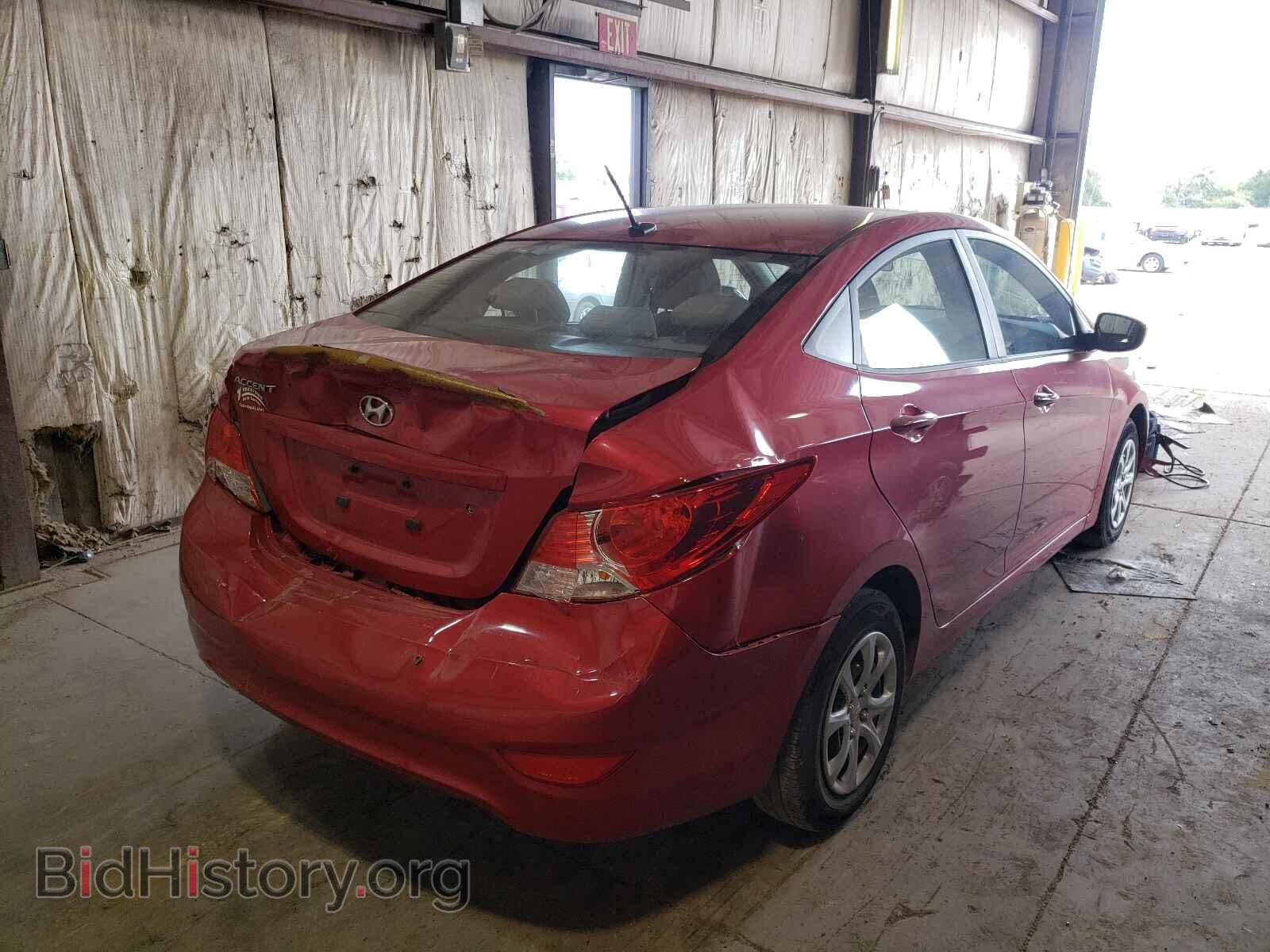 2014 HYUNDAI ACCENT - VIN: KMHCT4AE0EU729682 - Фото 4