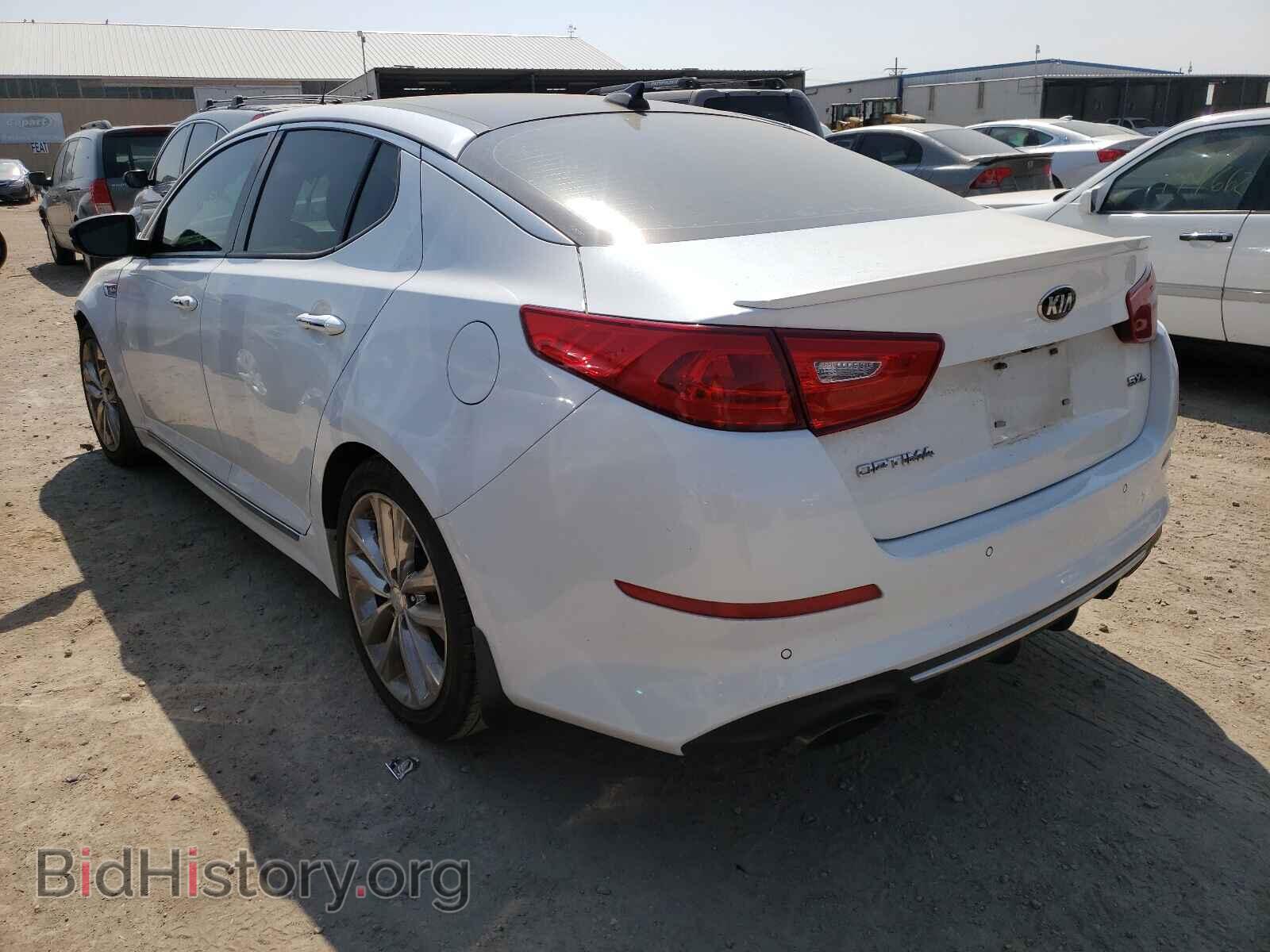 2015 KIA OPTIMA - VIN: 5XXGR4A66FG458129 - Фото 3
