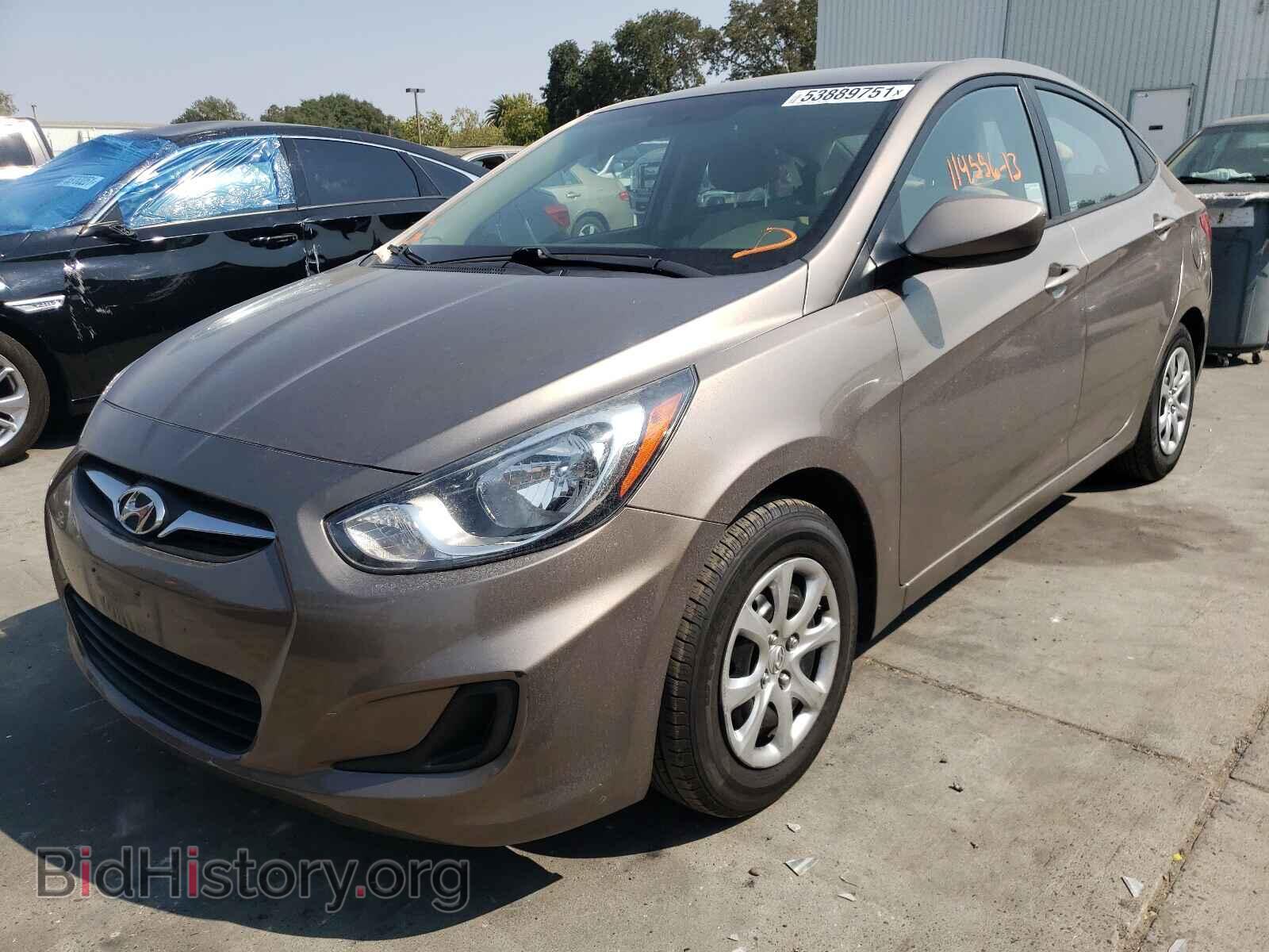 2013 HYUNDAI ACCENT - VIN: KMHCT4AE3DU329954 - Фото 2
