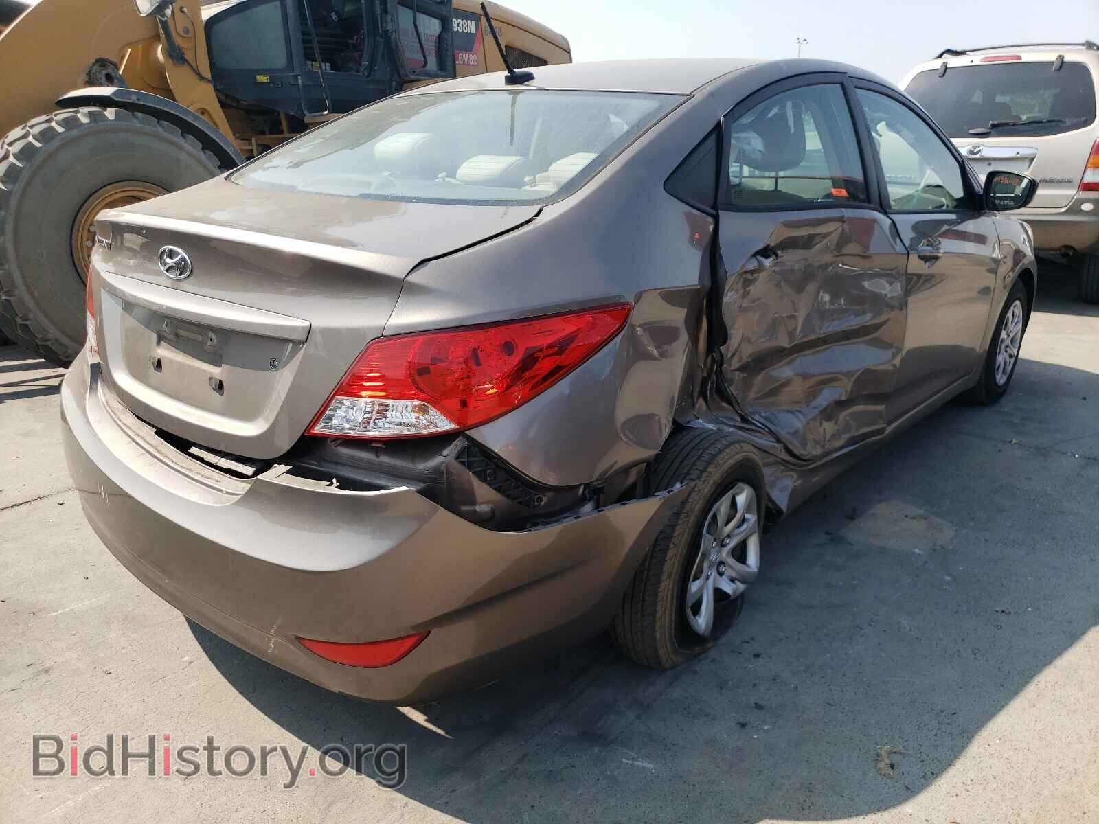2013 HYUNDAI ACCENT - VIN: KMHCT4AE3DU329954 - Фото 4