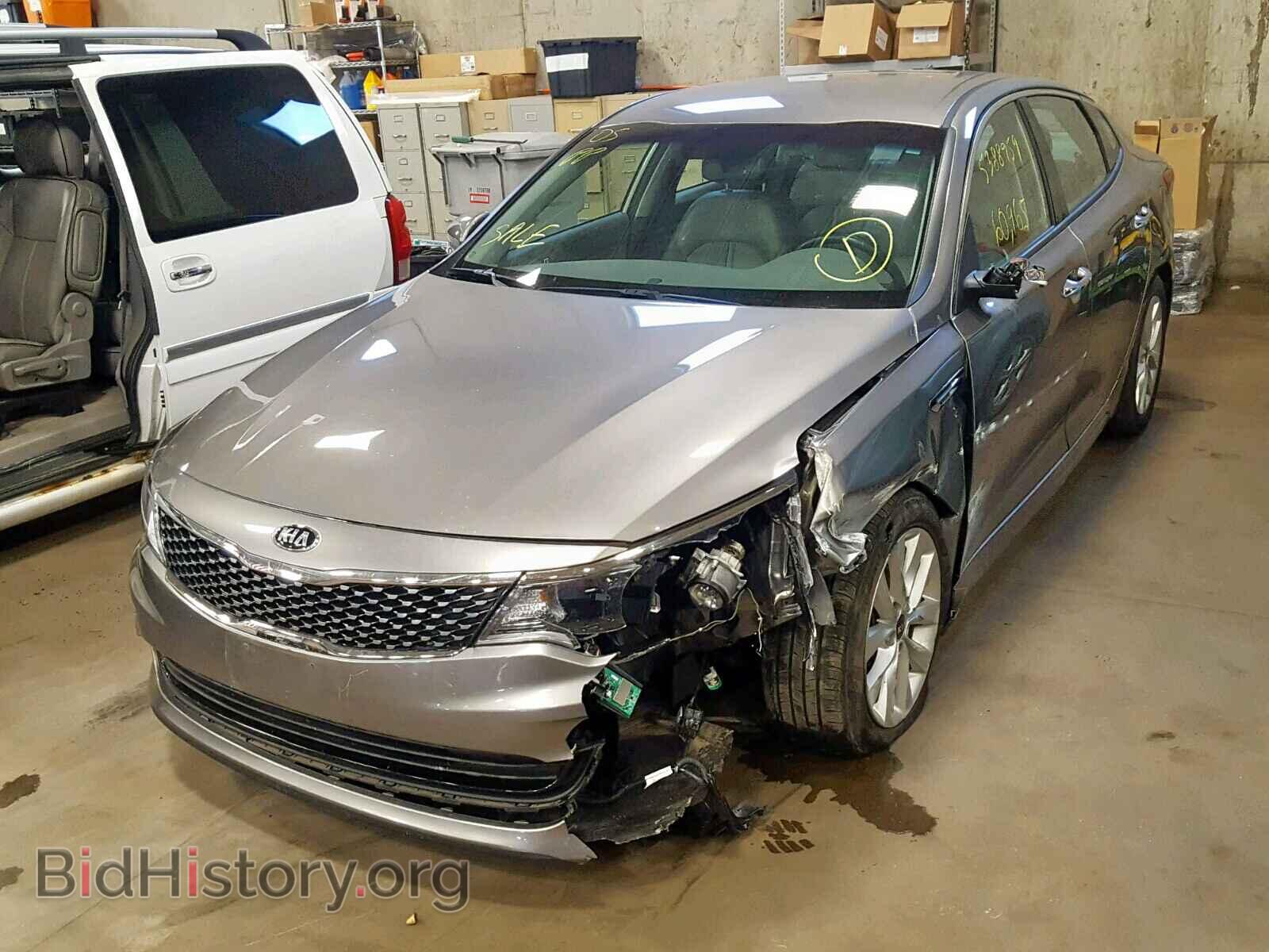 2016 KIA OPTIMA EX - VIN: 5XXGU4L39GG035600 - Фото 2