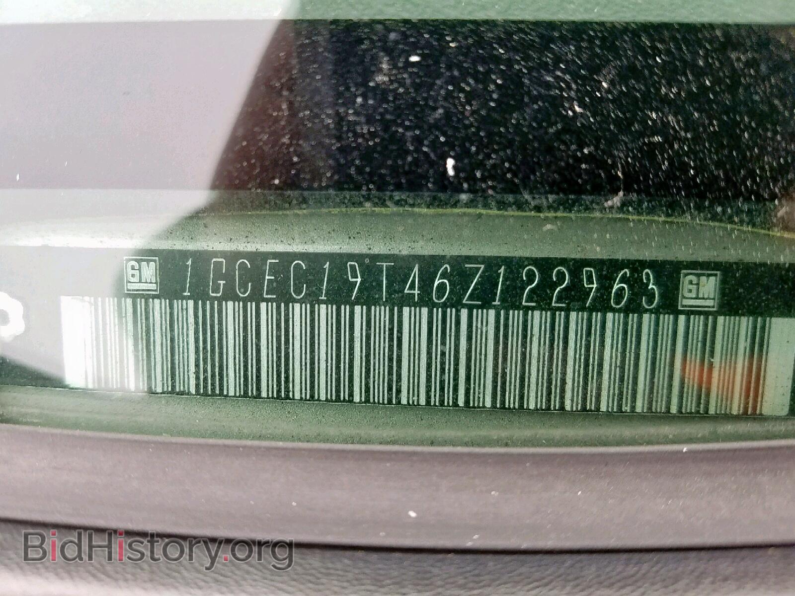 2006 CHEVROLET SILVERADO - VIN: 1GCEC19T46Z122963 - Фото 10