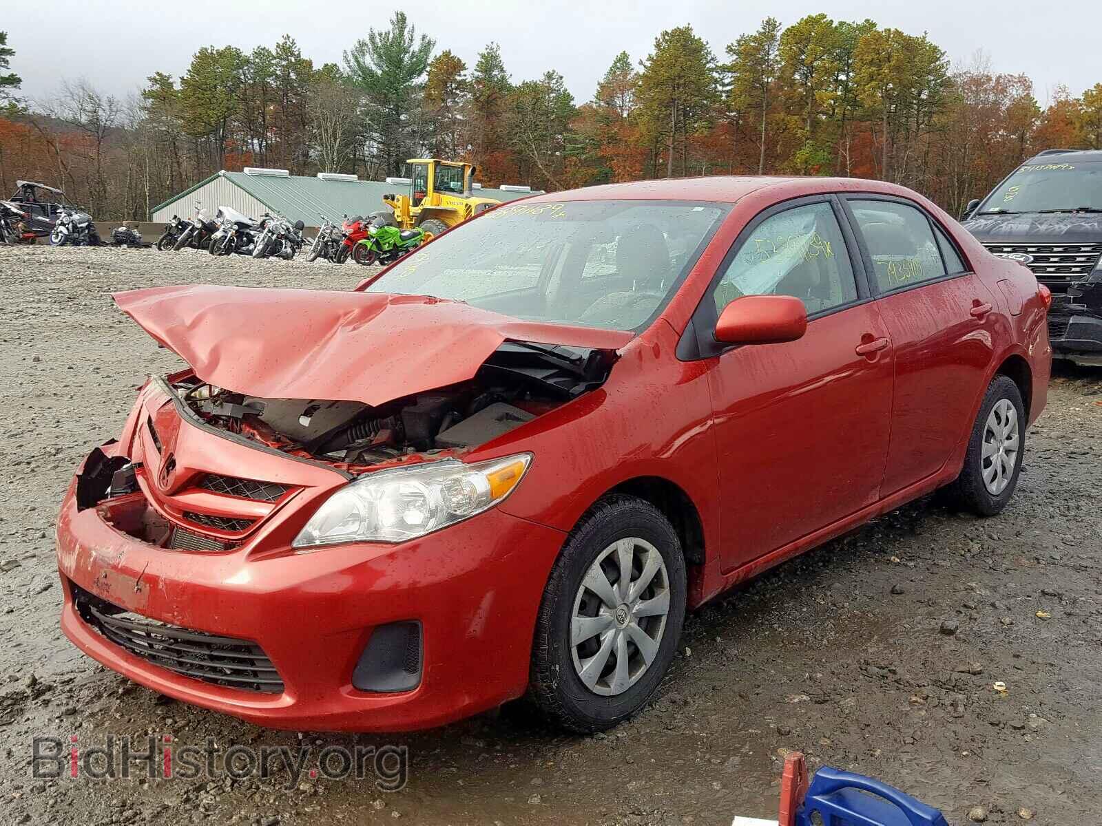 2011 TOYOTA COROLLA BA - VIN: 2T1BU4EE2BC736245 - Фото 2
