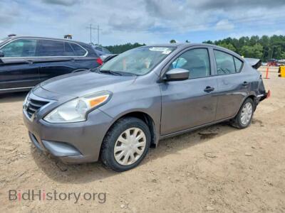 2016 Nissan VERSA 1.6 S, gray — VIN 3N1CN7AP1GL848567, Copart