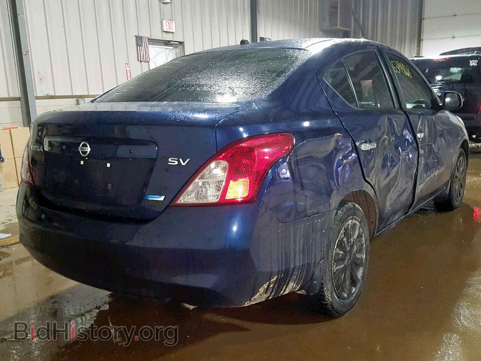 2012 NISSAN VERSA - VIN: 3N1CN7AP1CL903190 - Фото 4
