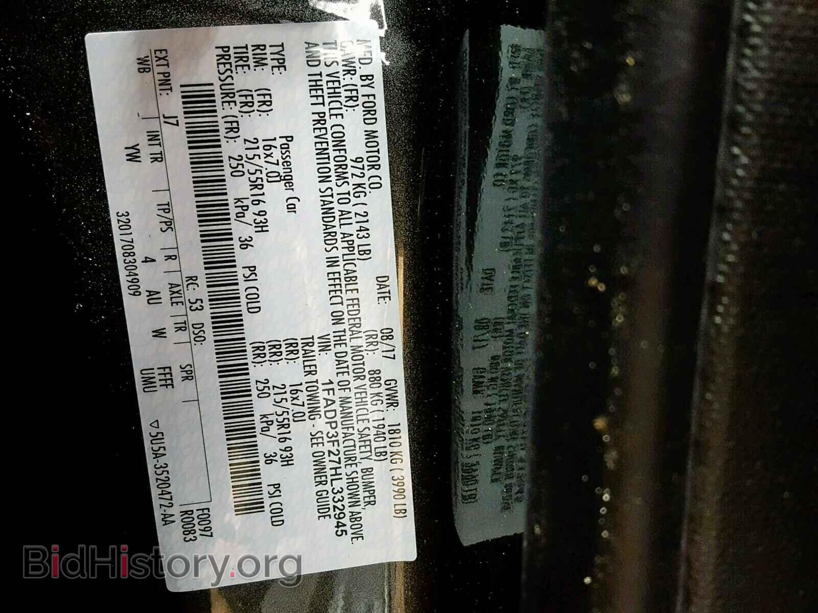 2017 FORD FOCUS SE - VIN: 1FADP3F27HL332945 - Фото 10
