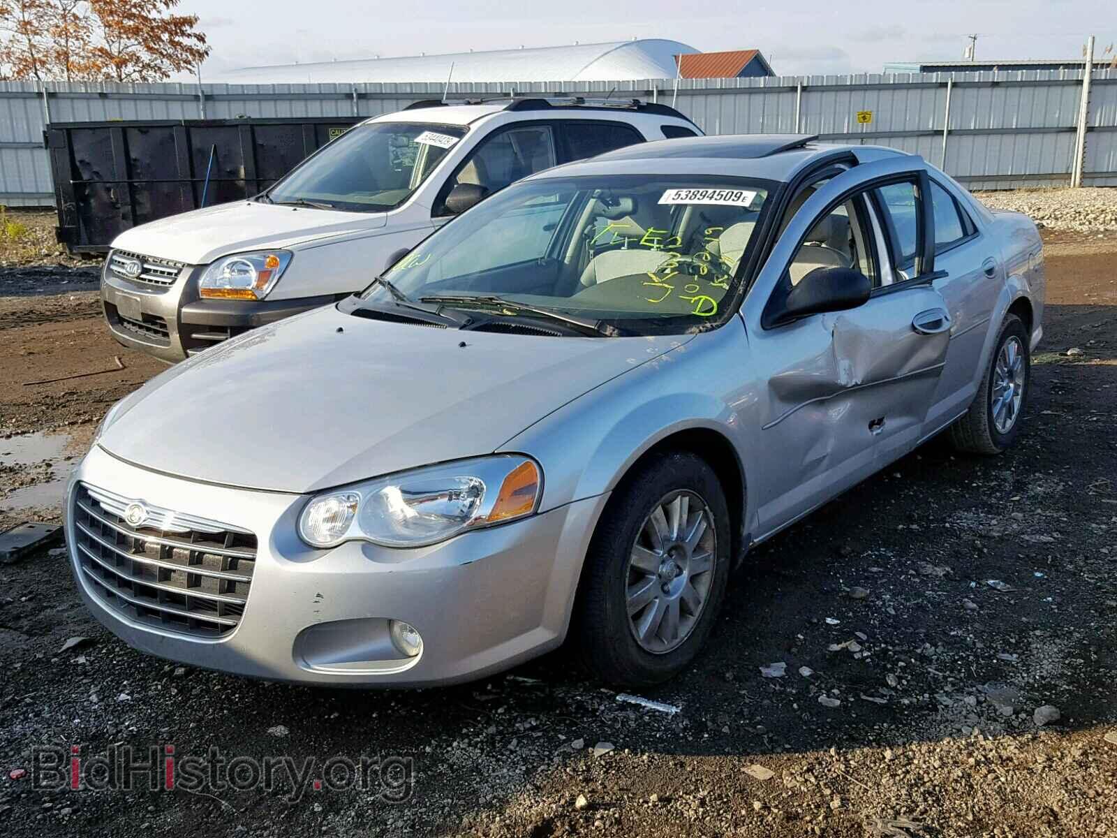 2005 CHRYSLER SEBRING - VIN: 1C3EL46X95N699460 - Фото 2