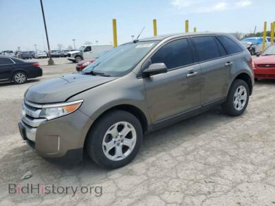 2013 Ford EDGE SEL, коричневый — VIN 2FMDK3JC9DBE02573, Copart