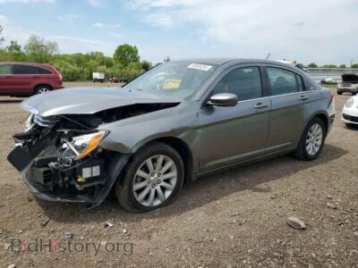 2013 Chrysler 200 TOURING, gray — VIN 1C3CCBBB6DN550640, Copart