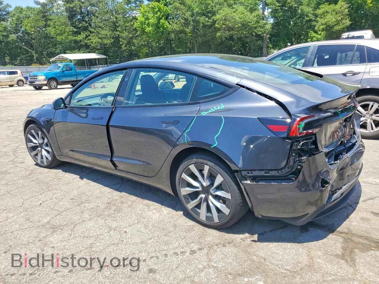 2024 TESLA MODEL 3 - VIN: 5YJ3E1EB6RF741881 - Фото 2