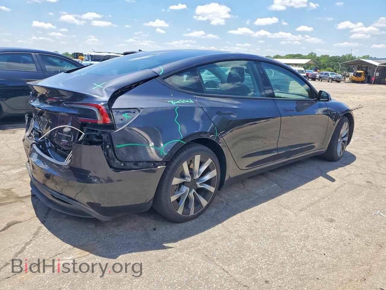2024 TESLA MODEL 3 - VIN: 5YJ3E1EB6RF741881 - Фото 3