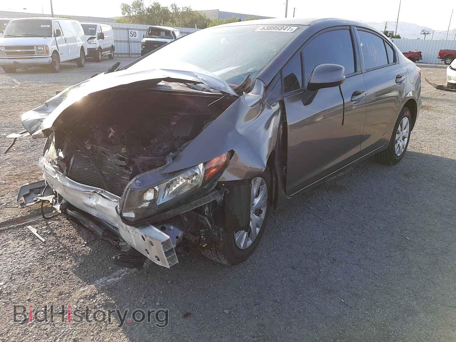 2012 HONDA CIVIC - VIN: 2HGFB2F51CH581223 - Фото 2