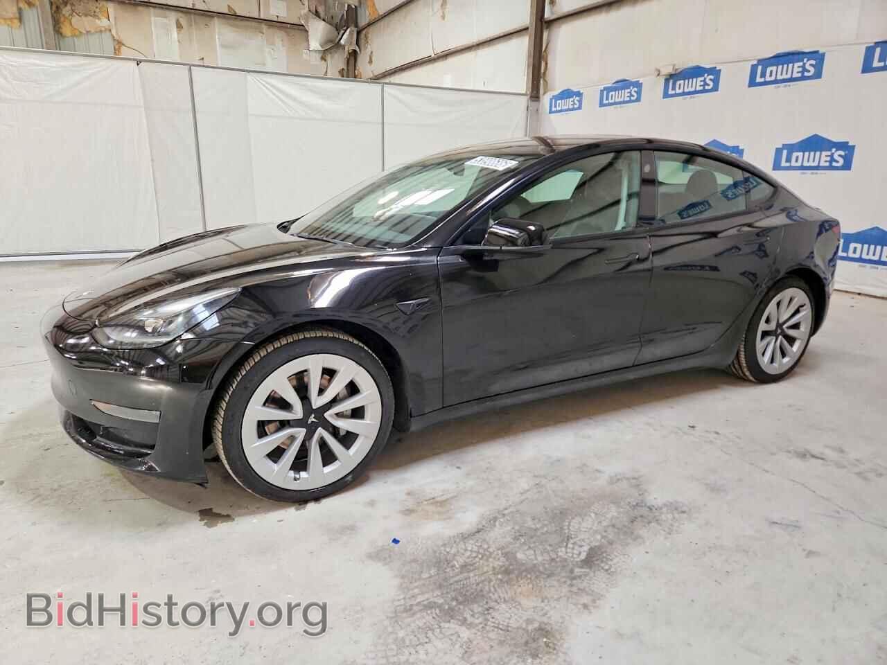 Photo 5YJ3E1EA6NF370948 - TESLA MODEL 3 2022
