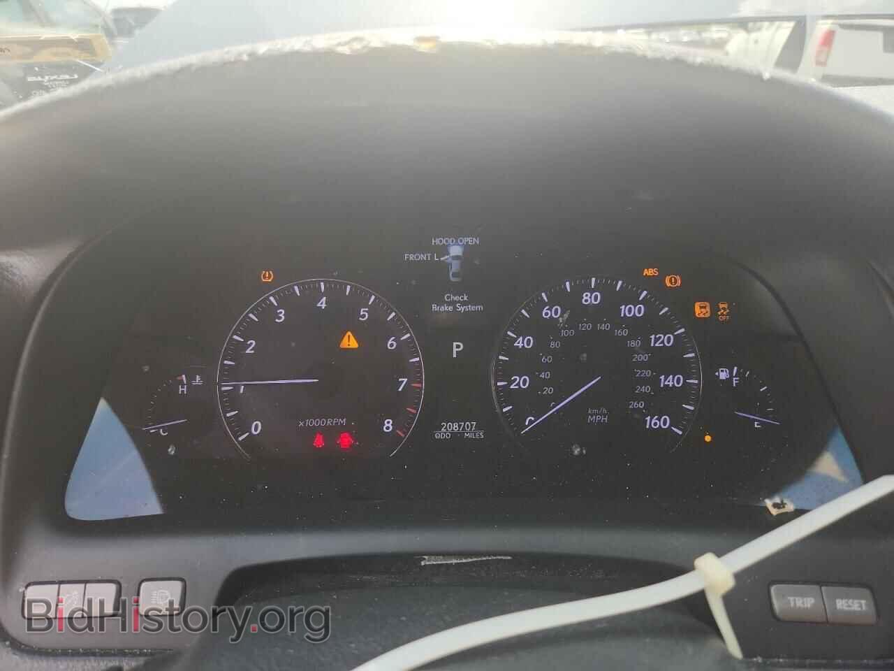 2011 LEXUS LS460 - VIN: JTHBL5EF7B5105505 - Фото 9