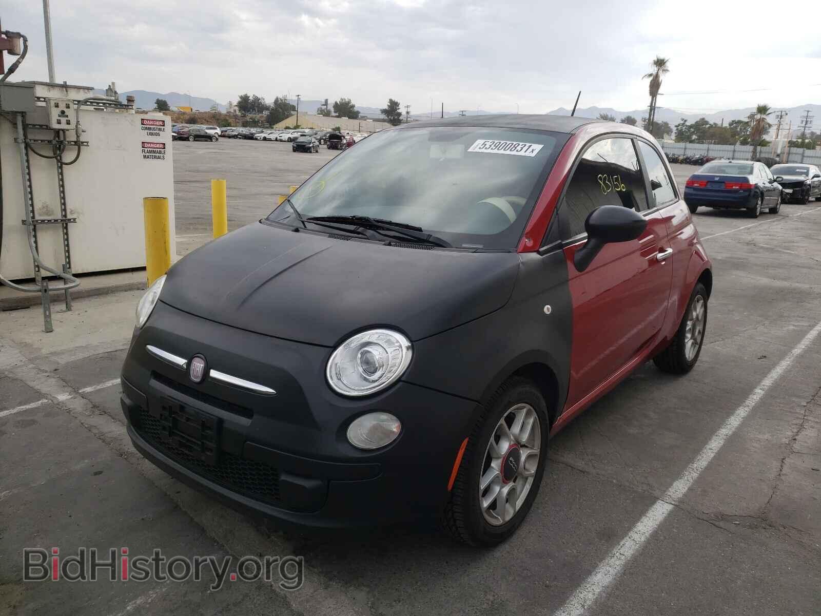 2012 FIAT 500 - VIN: 3C3CFFAR2CT104464 - Фото 2