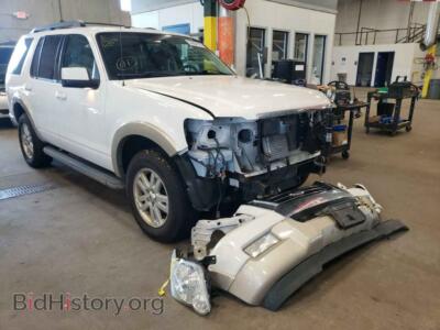 2010 Ford EXPLORER Explorer E, white — VIN 1FMEU7E81AUB12832, Copart