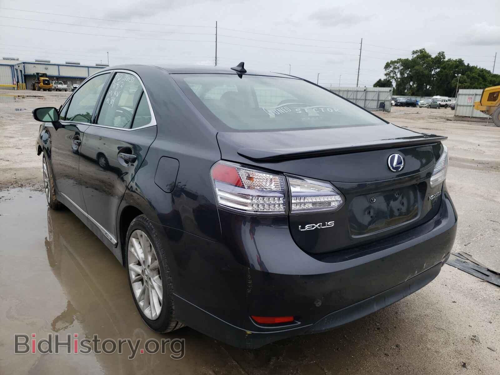 2010 LEXUS HS - VIN: JTHBB1BA2A2005011 - Фото 3