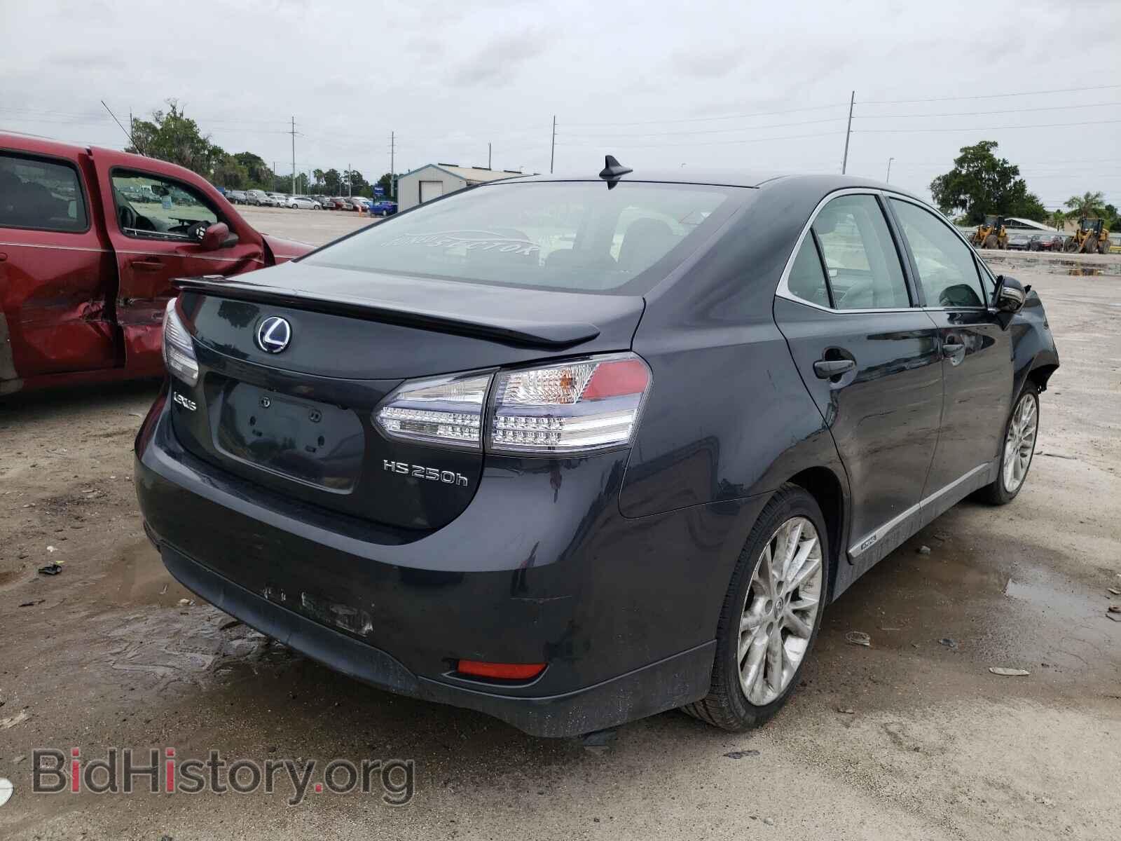 2010 LEXUS HS - VIN: JTHBB1BA2A2005011 - Фото 4