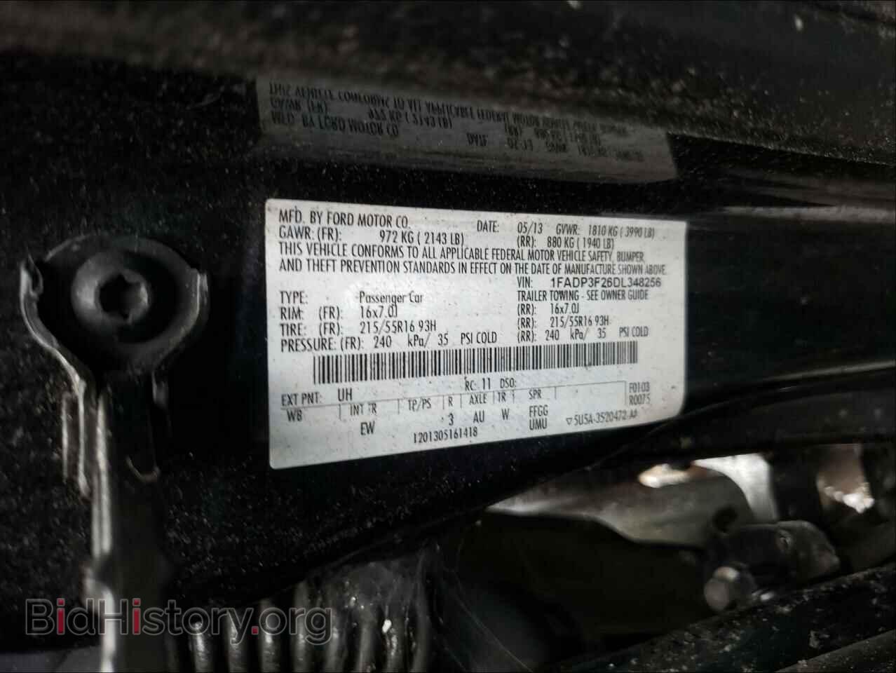 2013 FORD FOCUS - VIN: 1FADP3F26DL348256 - Photo 10